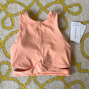 NWT ATHLETA Conscious Cut Out Crop D-DD. Sz S